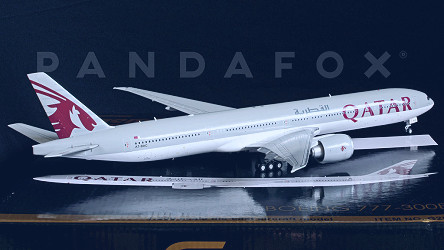 Qatar Airways Boeing 777-300ER A7-BAC GeminiJets G2QTR477 Scale 1:200 –  PandaFox Toys
